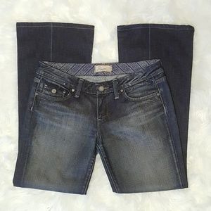 Paige Petite 'Pico' Flap Pocket Jeans